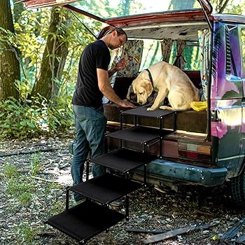 Amazon.com : Hacaroa Foldable Dog Car Steps for Large Dogs